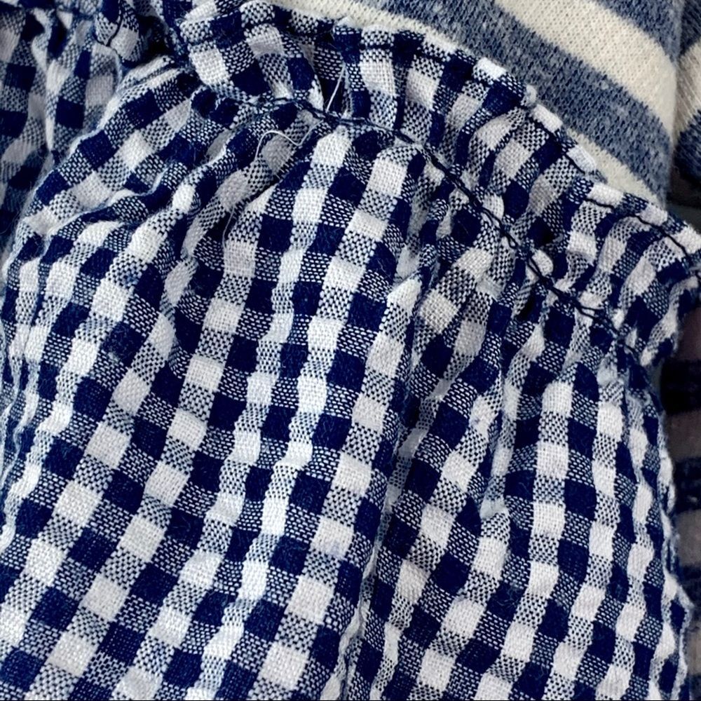 Doe & Rae Striped Ruffled Top - Picture 4 of 9